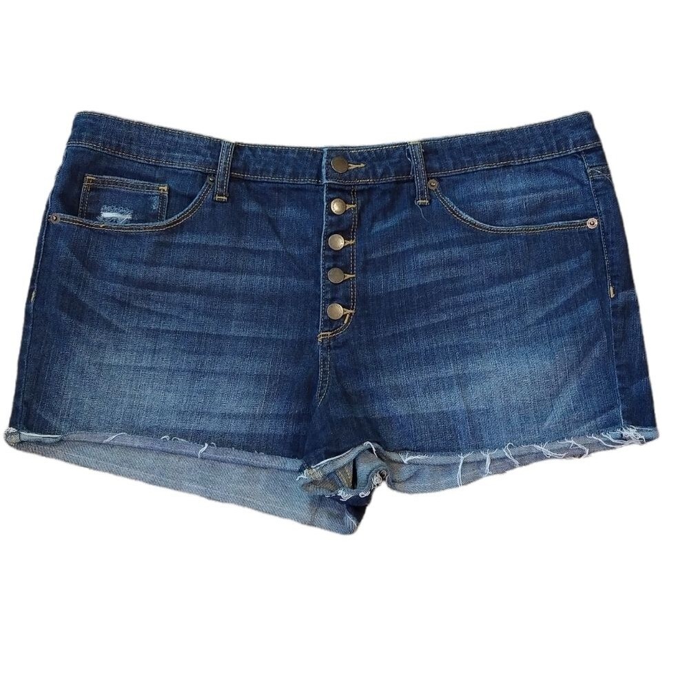 Universal Thread Button Fly Hi Rise Shortie Shorts - Picture 3 of 9